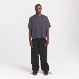 MENS RELAXED CROPPED CREWNECK